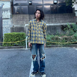 Double Pocket Check Shirt