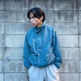 stand neck nylon blouson