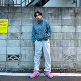 stand neck nylon blouson