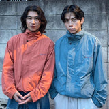 stand neck nylon blouson