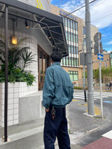 stand neck nylon blouson