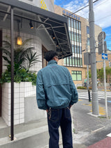 stand neck nylon blouson