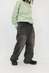 皇冠徽標牛仔褲