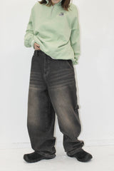 皇冠徽標牛仔褲