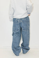 皇冠徽標牛仔褲