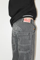 皇冠徽標牛仔褲