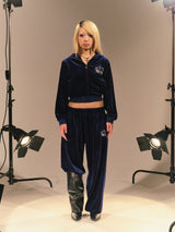 Tiara Logo Velor Hoodie 【9090girl】