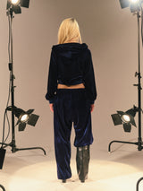 Tiara Logo Velor Pants 【9090girl】