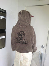 CMT ruler pigment zip hoodie