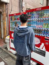 CMT ruler pigment zip hoodie