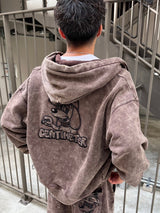 CMT ruler pigment zip hoodie