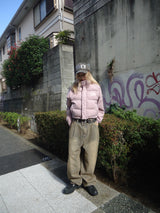 Heisei徽標寬Tuck牛仔褲