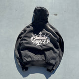 國王徽標slub牛仔布郵編