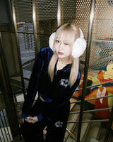 Tiara Logo Velor Hoodie 【9090girl】