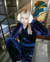 Tiara Logo Velor Hoodie 【9090girl】