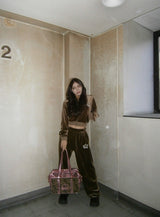 Tiara Logo Velor Hoodie 【9090girl】