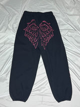 Cross logo sweat pants