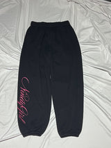 Cross logo sweat pants