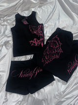 Cross logo cup camisole