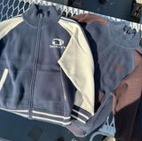 Heisei徽標針織軌道夾克