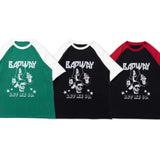 岩石raglan t