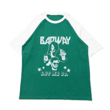 岩石raglan t