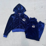 Tiara Logo Velor Hoodie 【9090girl】