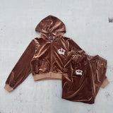 Tiara Logo Velor Hoodie 【9090girl】