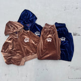 Tiara Logo Velor Hoodie 【9090girl】