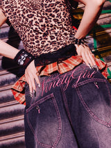 Ninety Girl Logo Buggy Jorts