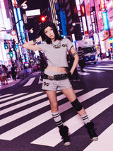 90 Logo Girl Cropped Tee