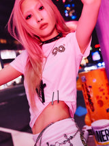 90 Logo Girl Cropped Tee