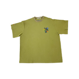 MSB 자수 꽃 로고 티