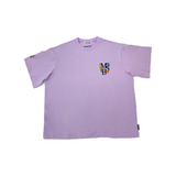 MSB 자수 꽃 로고 티