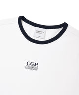 (Women) CGP Small Square Logo Ringer Short Sleeve T-Shirt CBEUWTS017