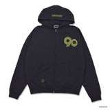 9090×tamagotchi 9090徽標拉鍊連帽衫