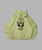 Boxy ruler assorted zip hoodie