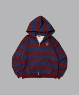 Boxy ruler assorted zip hoodie