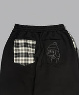 CMT ruler check sweat pants