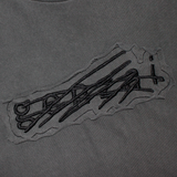 Genzai针迹色素T恤