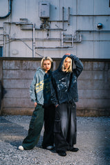 genzai大徽標拉鍊連帽衫