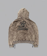 CMT ruler pigment zip hoodie