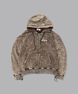 CMT ruler pigment zip hoodie