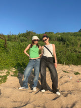 서클 로고 탱크 탑