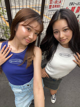 서클 로고 탱크 탑