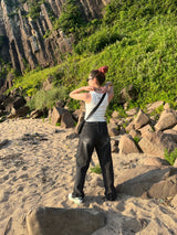 서클 로고 탱크 탑