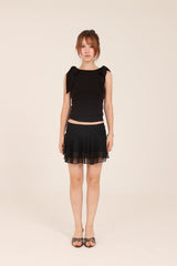 Angel wing mini skirt