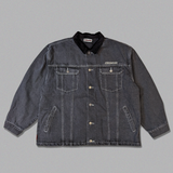 코듀로이 칼라 데님 재킷