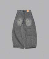 Tribal logo balloon baggy pants