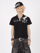 Skull Pegasus Polo Shirt